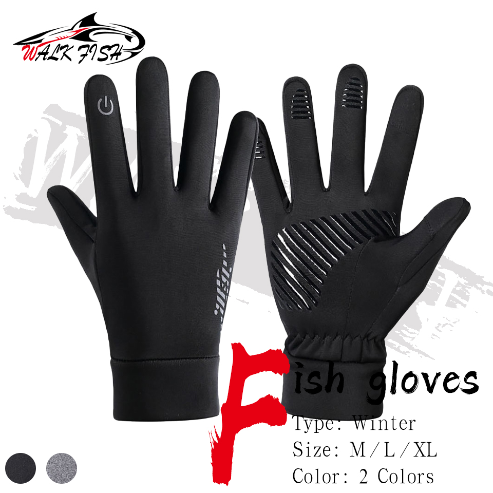 Knit Glove Touch Screen - Luvas de Pesca WALK FISH para