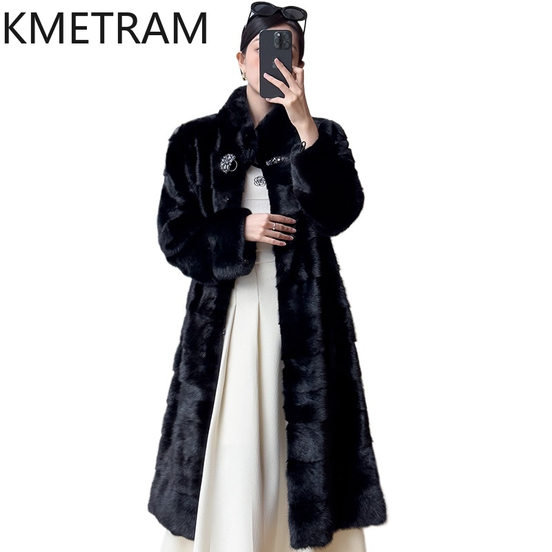 Quality Winter Clothing Jacket - Real inteiro casaco de pele de