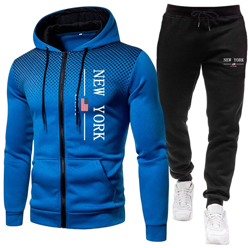 Quality Winter Clothing Jacket - Conjunto de Agasalho Masculino Casual com