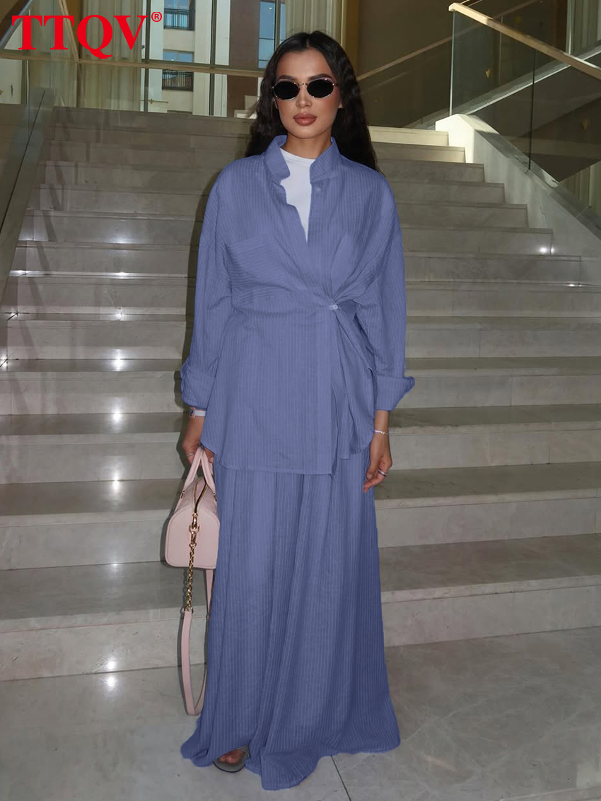 Winter Clothing Line - Conjunto Feminino TTQV Fashion Solto Azul