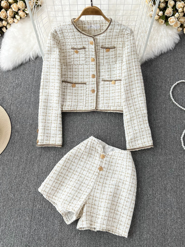 Outono inverno senhora duas pe - Winter Clothing Kit avaliação e preço