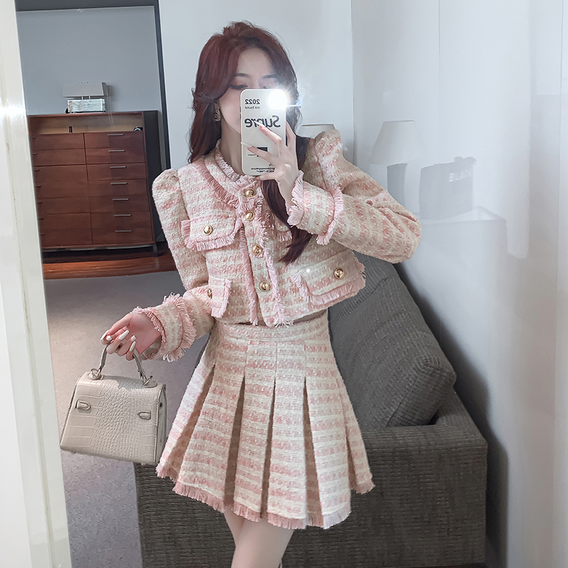 Conjunto de roupas rosa Jacqua - Winter Clothing Line avaliação e preço