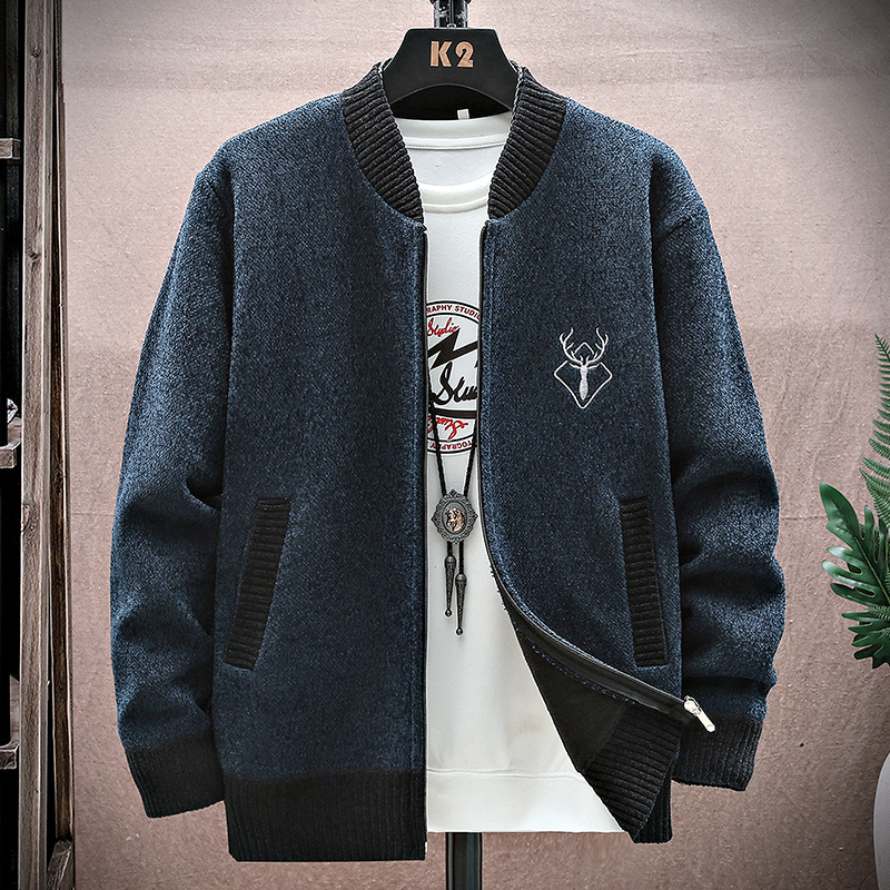 Homens cardigan de malha sweat - Winter Clothing Trends 2025 avaliação e preço