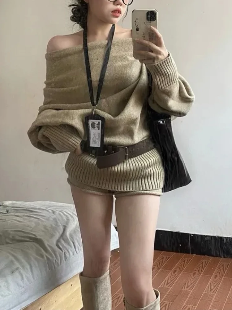 Autumn Winter Korean Knit Outf - Winter Clothing Kit avaliação e preço