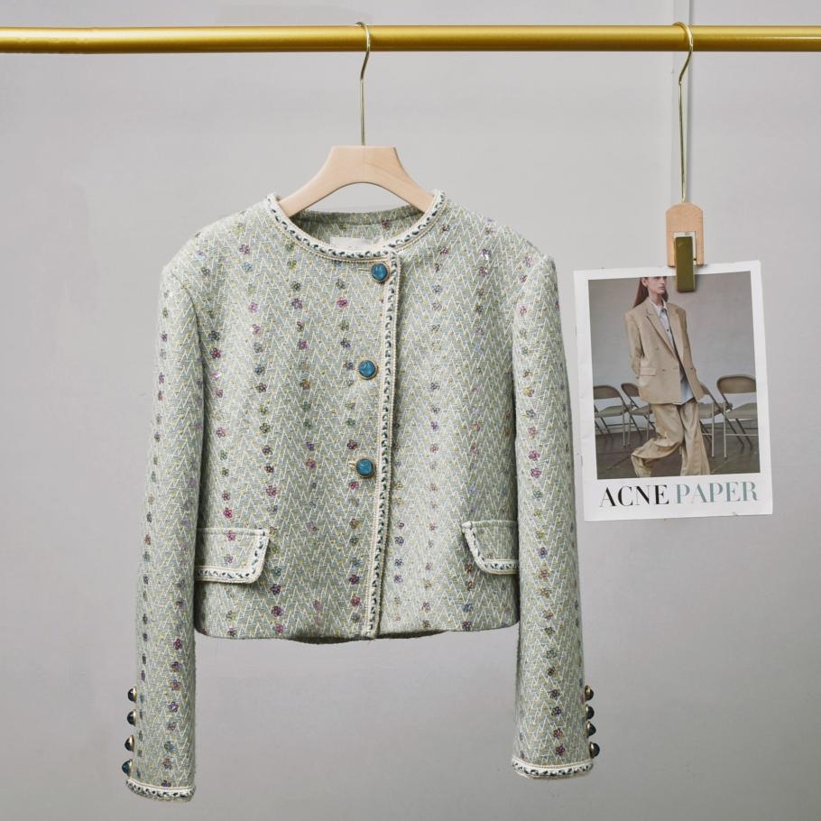Feminino elegante tweed terno  - Winter Clothing Line avaliação e preço