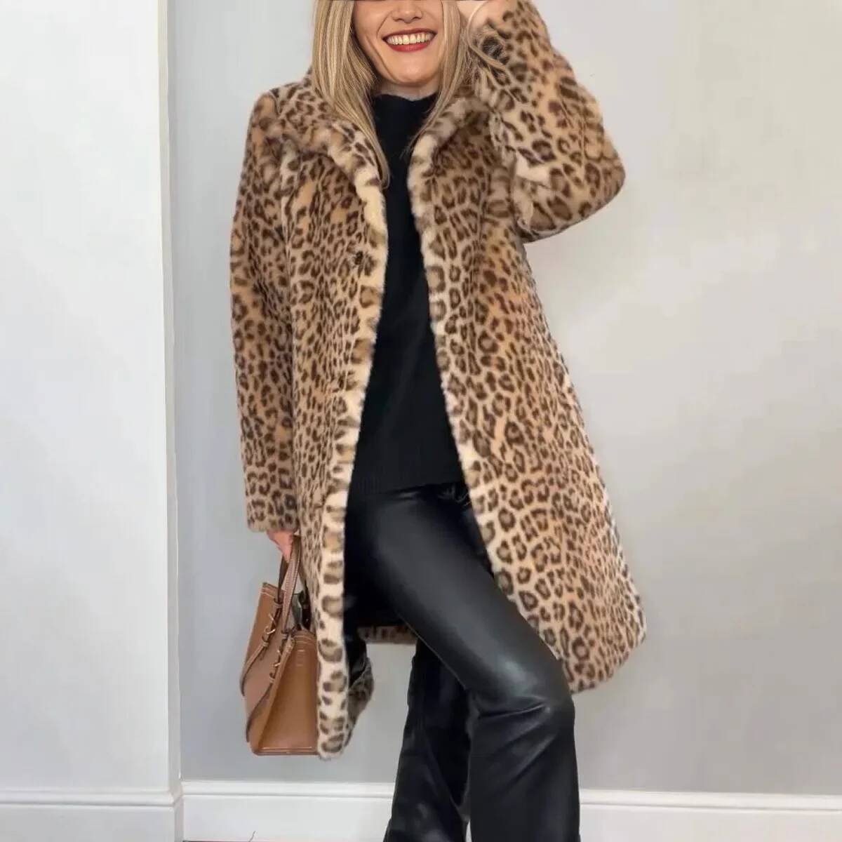 Moda leopardo impressão de pel - Winter Clothing Taiwan avaliação e preço