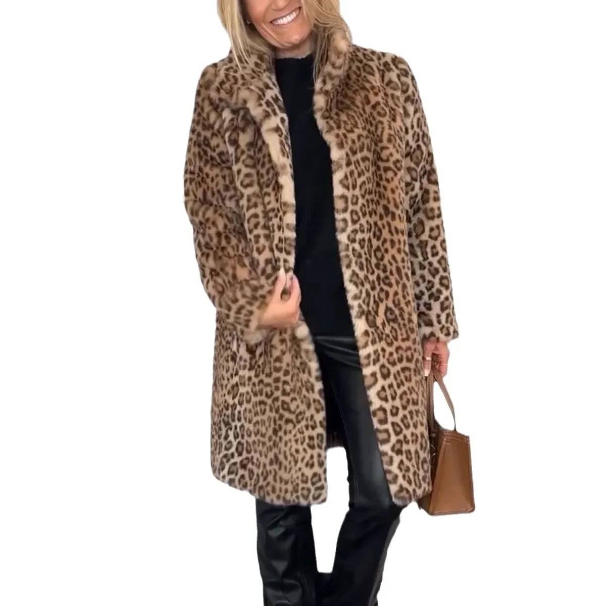 Moda leopardo impressão de pel - Winter Clothing Taiwan avaliação e preço