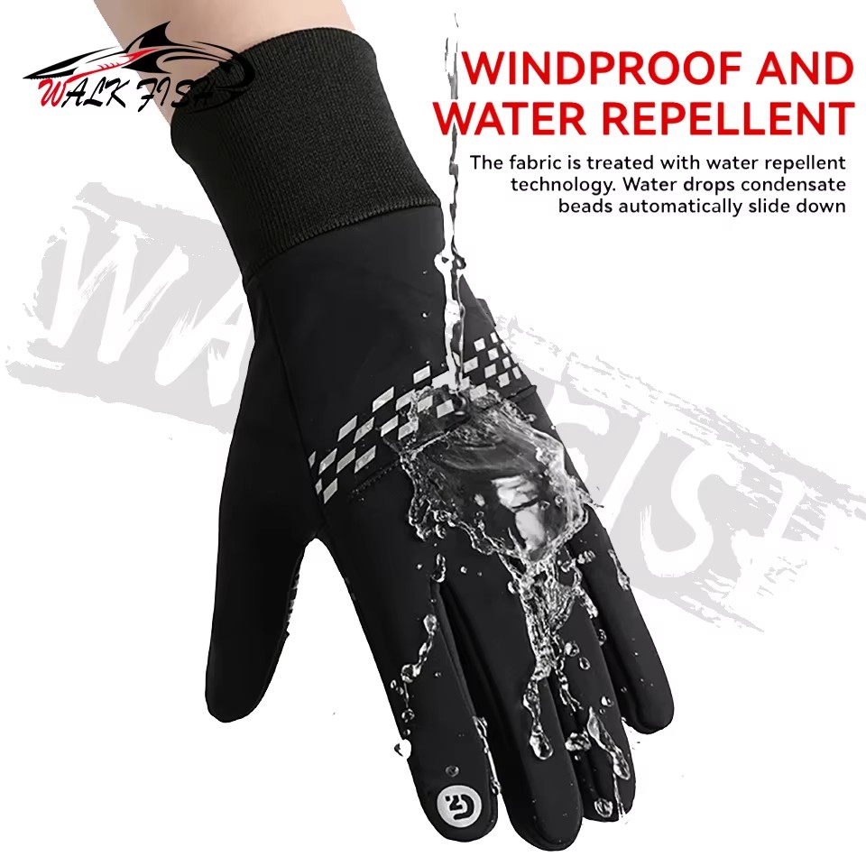 Caminhada peixe luvas de pesca - Knit Glove Touch Screen avaliação e preço