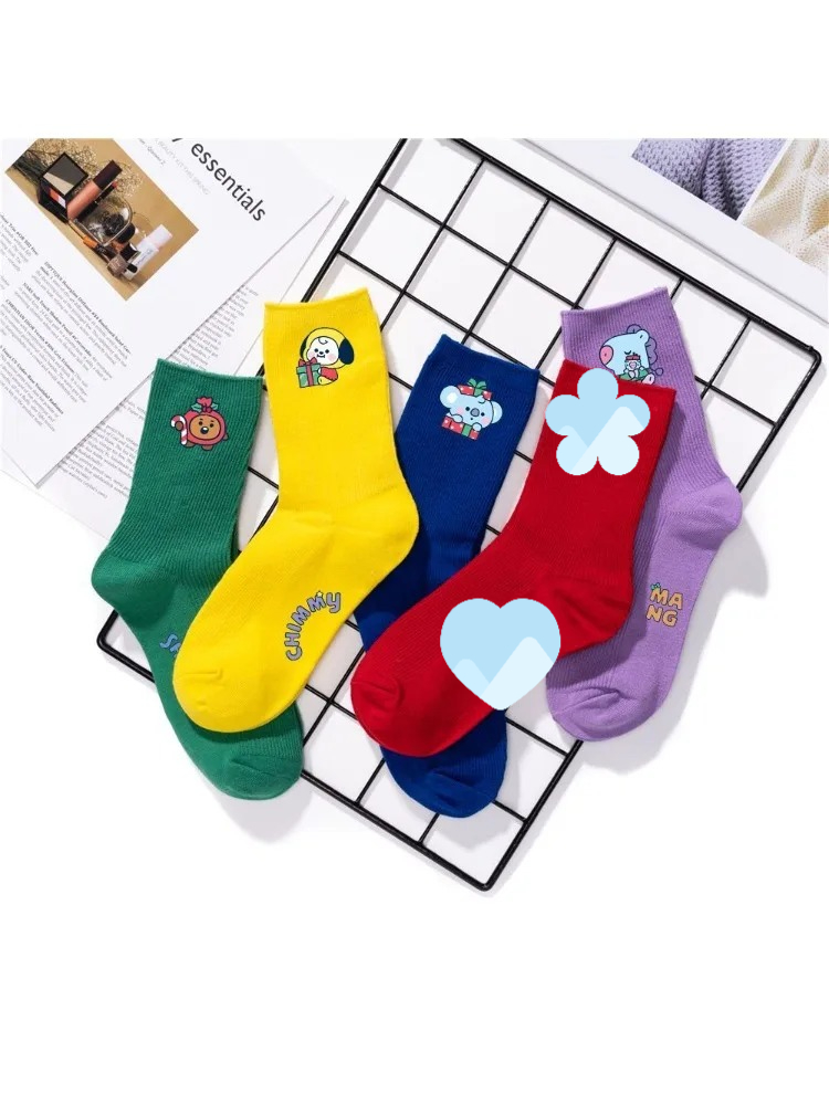 Meias BT21 Série Natalina em C - Winter Clothing Line avaliação e preço