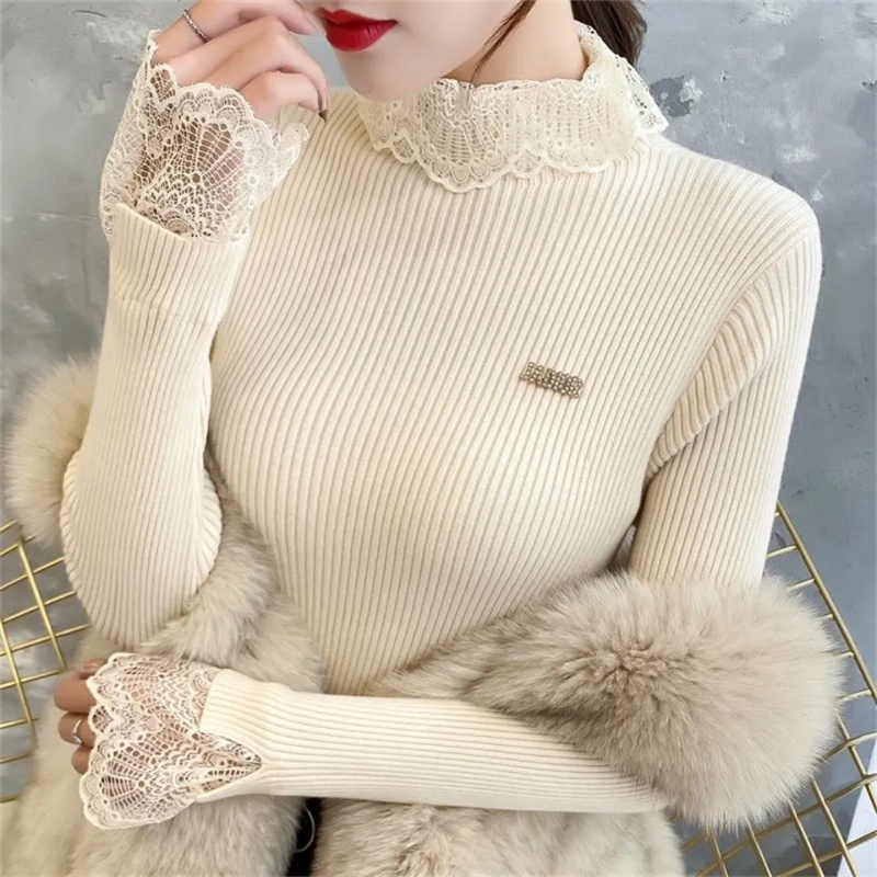 Camisola feminina pulôver inve - Winter Clothing Trends 2025 avaliação e preço