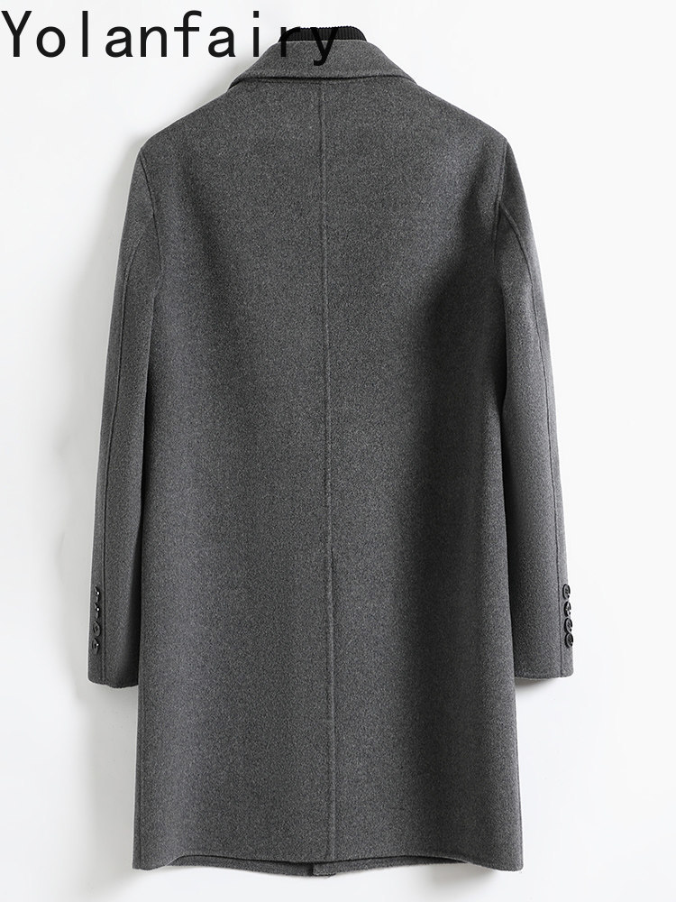 YOLANFAIRY Casacos de Lã 95% p - Quality Winter Clothing Jacket avaliação e preço