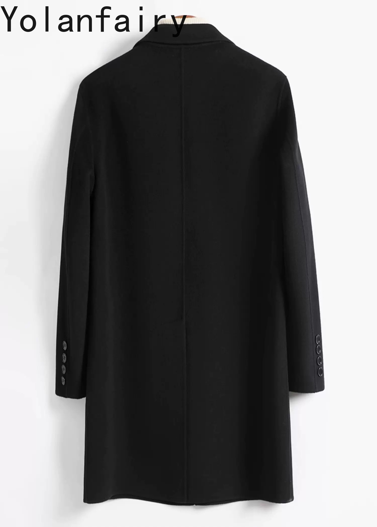YOLANFAIRY Casacos de Lã 95% p - Quality Winter Clothing Jacket avaliação e preço